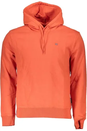 Napapijri Sweatshirts & Hoodies, Heren, Roze, M, Katoen, Hoodies