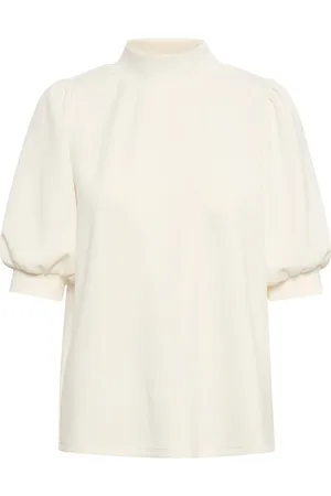 My Essential Wardrobe Blouses & Shirts, Dames, , 2Xl, Puff Blouse Snow White