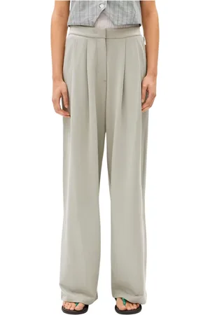 Armedangels Broeken, Dames, Groen, S, Wideleg Jersey Broek