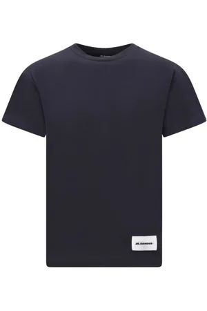 Jil Sander Tops, Heren, Zwart, S, Katoen, Katoen Logo Tee Pakket x 3