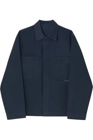 MARSÈLL Jassen, Heren, Blauw, M, Katoen, Donkerblauwe Werkjas