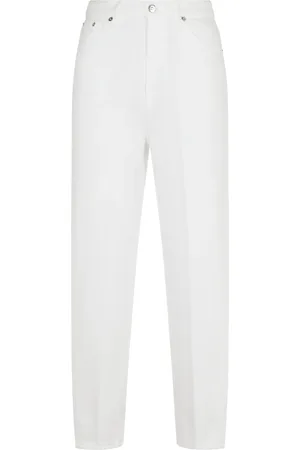 Dondup Jeans, Dames, Wit, W25, Katoen, Bessie Special Broek