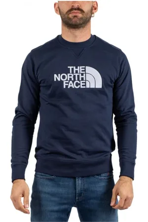 The North Face Sweatshirts & Hoodies, Heren, Blauw, L, Katoen, Outdoor Sweatshirt