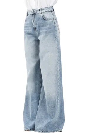 VICOLO Jeans, Dames, Blauw, L, Denim, Lichte Denim Straight Leg Jeans