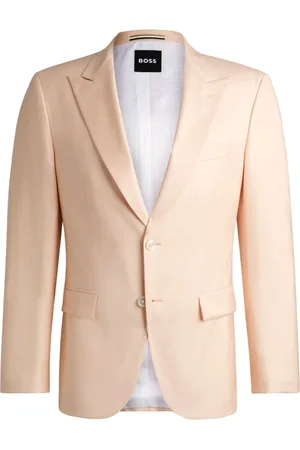 HUGO BOSS Jassen, Heren, , L, Wol, Moderne Formele Slim Fit Wollen Blazer