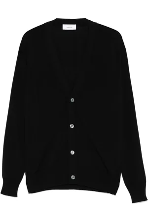 LARDINI Truien, Heren, Zwart, M, Zwarte Sweater Collectie
