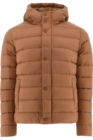 Jott Jassen, Heren, Bruin, 4Xl, Hooded Puffer Jacket