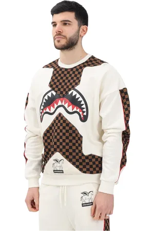 Sprayground Sweatshirts & Hoodies, Heren, Veelkleurig, L, Katoen, Grafische Streetwear Sweater