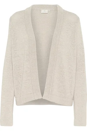 Kaffe Truien, Dames, , S, Katoen, Zachte Cardigan Moonstruck Gebreid