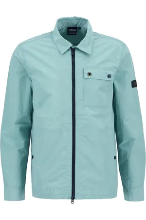 Barbour Jassen, Heren, Groen, M, Groene Inline Overshirt