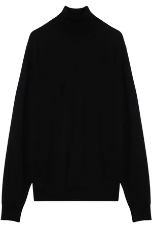 DRUMOHR Truien, Heren, Zwart, 2Xl, Wol, Trui met een Zoete Stijl