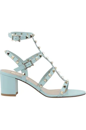 VALENTINO GARAVANI Schoenen, Dames, Blauw, 36 EU, Rockstud Sandalen