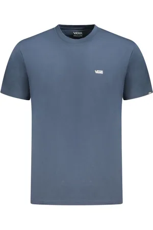 Vans Tops, Heren, Blauw, M, Katoen, Iconisch Katoenen T-shirt met Gedurfd Print