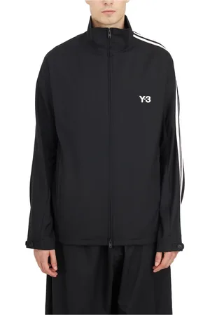 Y-3 Jassen, Heren, Zwart, S, Gestreepte Track Sweater