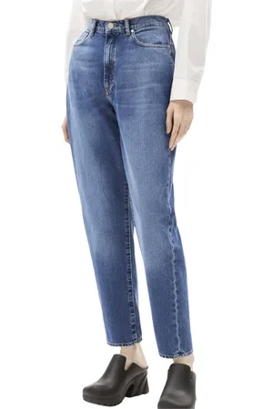Armedangels Jeans, Dames, Blauw, W32 L32, Hoge Taille Tapered Mom Jeans