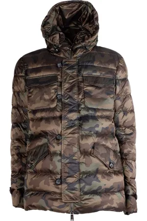 add Jassen, Heren, Bruin, L, Nylon, Korte Camouflage Donsjas