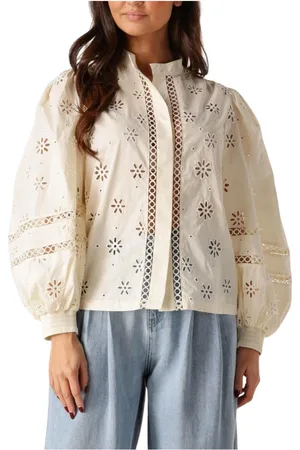 Ibana Blouses & Shirts, Dames, , M, Elegante Tomasa Blouse in Ecru