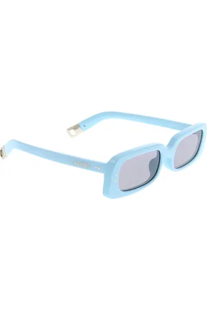 Jacquemus Accessoires, Dames, Blauw, ONE Size, Stijlvolle Zonnebril