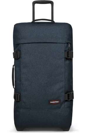 Eastpak Koffers, unisex, Blauw, ONE Size, Denim, Ruime en stijlvolle trolley voor gemakkelijk reizen