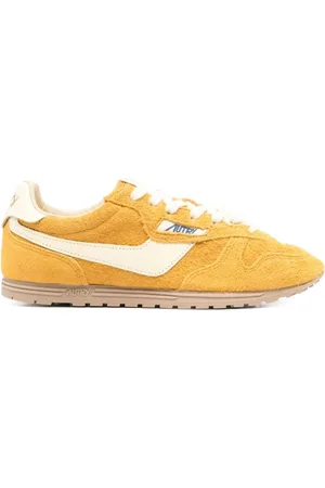 Autry Schoenen, Dames, Geel, 40 EU, Lage Windspin Sneakers