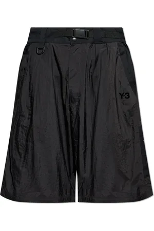 Y-3 Korte broeken, Heren, Zwart, XL, Logo shorts