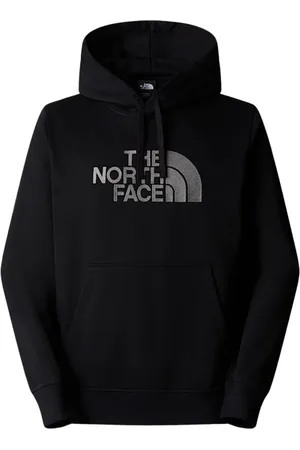 The North Face Sweatshirts & Hoodies, Heren, Zwart, XL, Katoen, Hoodie met Geborduurd Logo