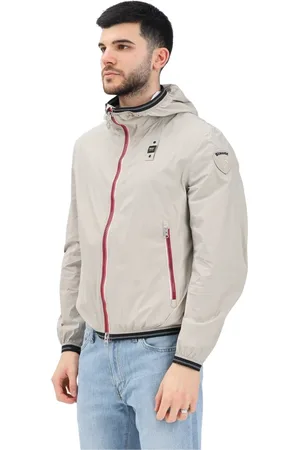 Blauer Jassen, Heren, Grijs, M, Nylon, Beige Windjack voor Mannen