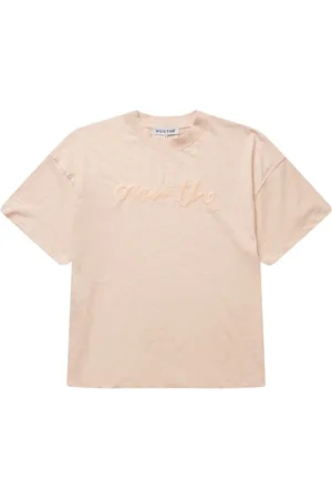 Munthe Tops, Dames, , L, Katoen, Zachte Tee met Geborduurd Logo
