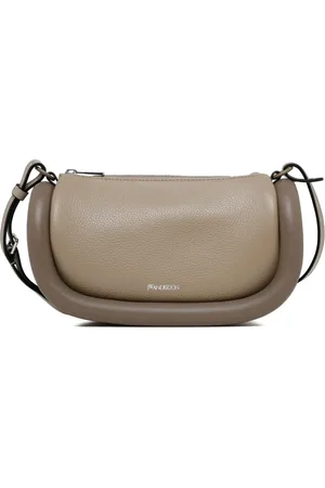 J.W.Anderson Tassen, Dames, , ONE Size, Leer, Taupe Bumper Schoudertas