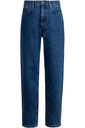 A.P.C. Jeans, Dames, Blauw, W31, Denim, Blauwe Gewassen Denim Jeans