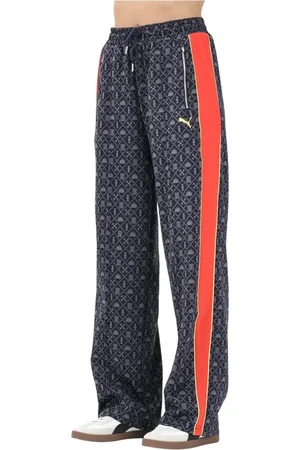 PUMA Broeken, Dames, Blauw, XS, Sportieve Blauwe Trainingsbroek Road To Unity