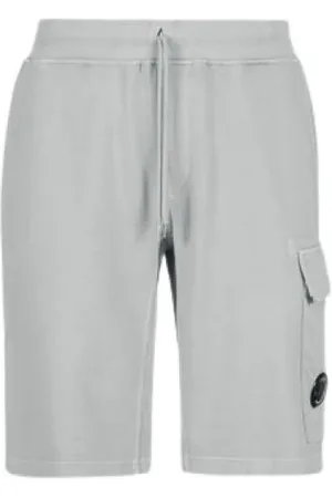 C.P. Company Korte broeken, Heren, Grijs, L, Katoen, Cargo Shorts