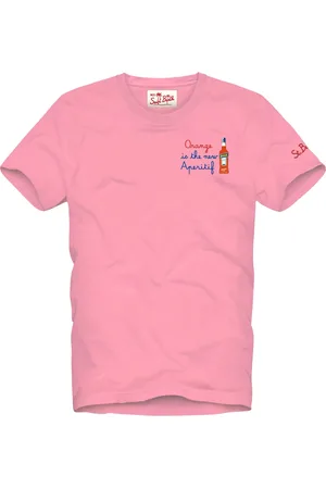 MC2 SAINT BARTH Tops, Heren, Roze, 2Xl, T-Shirts