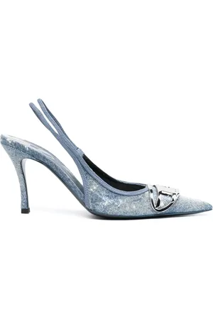 Diesel Schoenen, Dames, Blauw, 37 EU, Pumps