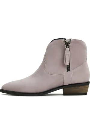 CESARE GASPARI Schoenen, Dames, Grijs, 38 EU, Leer, Luxe Leren Cowboylaarzen - Grijs