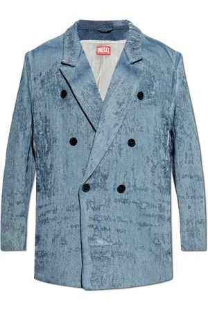 Diesel Jassen, Dames, Blauw, M, Denim, Denim jas D-Pekka-Fsg 2