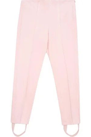 LARDINI Broeken, Dames, Roze, S, Roze Viscose Jeans en Pant