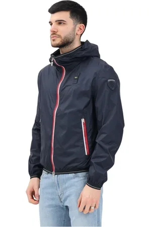 Blauer Jassen, Heren, Blauw, XL, Blauwe windjack lente zomer