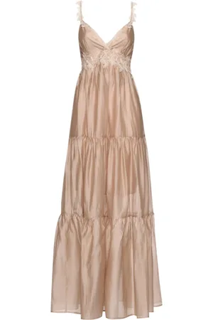 ERMANNO SCERVINO Kleedjes, Dames, , S, Elegante Kant Lange Jurk