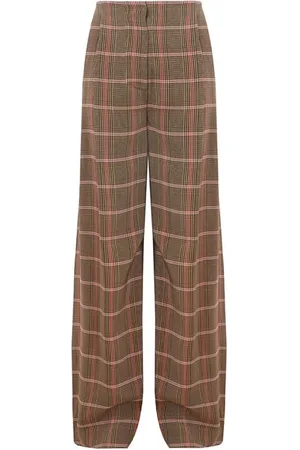 LARDINI Broeken, Dames, Bruin, S, Elegante Bruine Viscosebroek voor Vrouwen