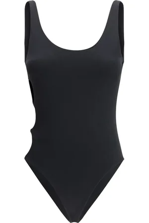 VERSACE Badkleding, Dames, Zwart, S, Badpak met Medusa-logo plaques