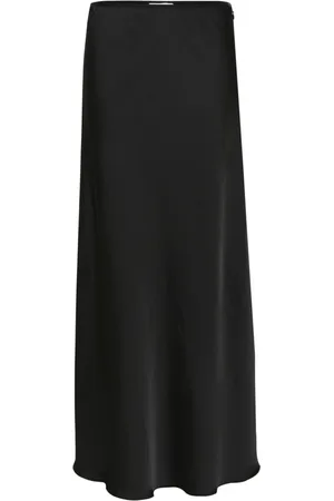 Karen by Simonsen Rokken, Dames, Zwart, L, Polyester, Elastische Taille Rok Meteorite