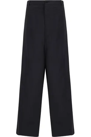Balenciaga Broeken, Heren, Zwart, XL, Ruime Broek met Oversized Pasvorm