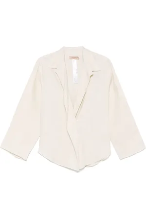 Twin-Set Jassen, Dames, , M, V-hals Jas met Knopen