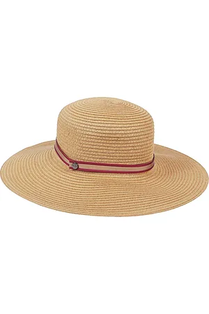 Borsalino Accessoires, Dames, , S, Strohoed met Multicolor Band