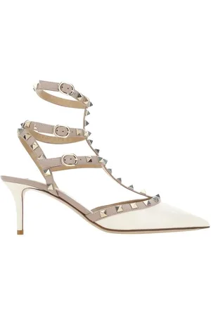 VALENTINO GARAVANI Schoenen, Dames, Wit, 38 EU, Rockstud Pumps