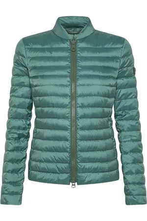Peuterey Jassen, Dames, Groen, M, Polyester, Groene Lichtgewicht Donsjas