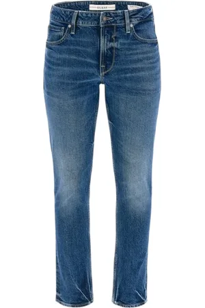 Guess Jeans, Heren, Blauw, W36, Klassieke Straight Blauwe Jeans