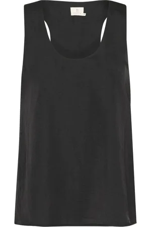 Kaffe Tops, Dames, Zwart, XS, Zwart Diep Top Blouse