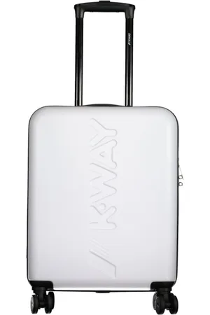 K-Way Koffers, Dames, Wit, ONE Size, Witte Handtas van Polycarbonaat